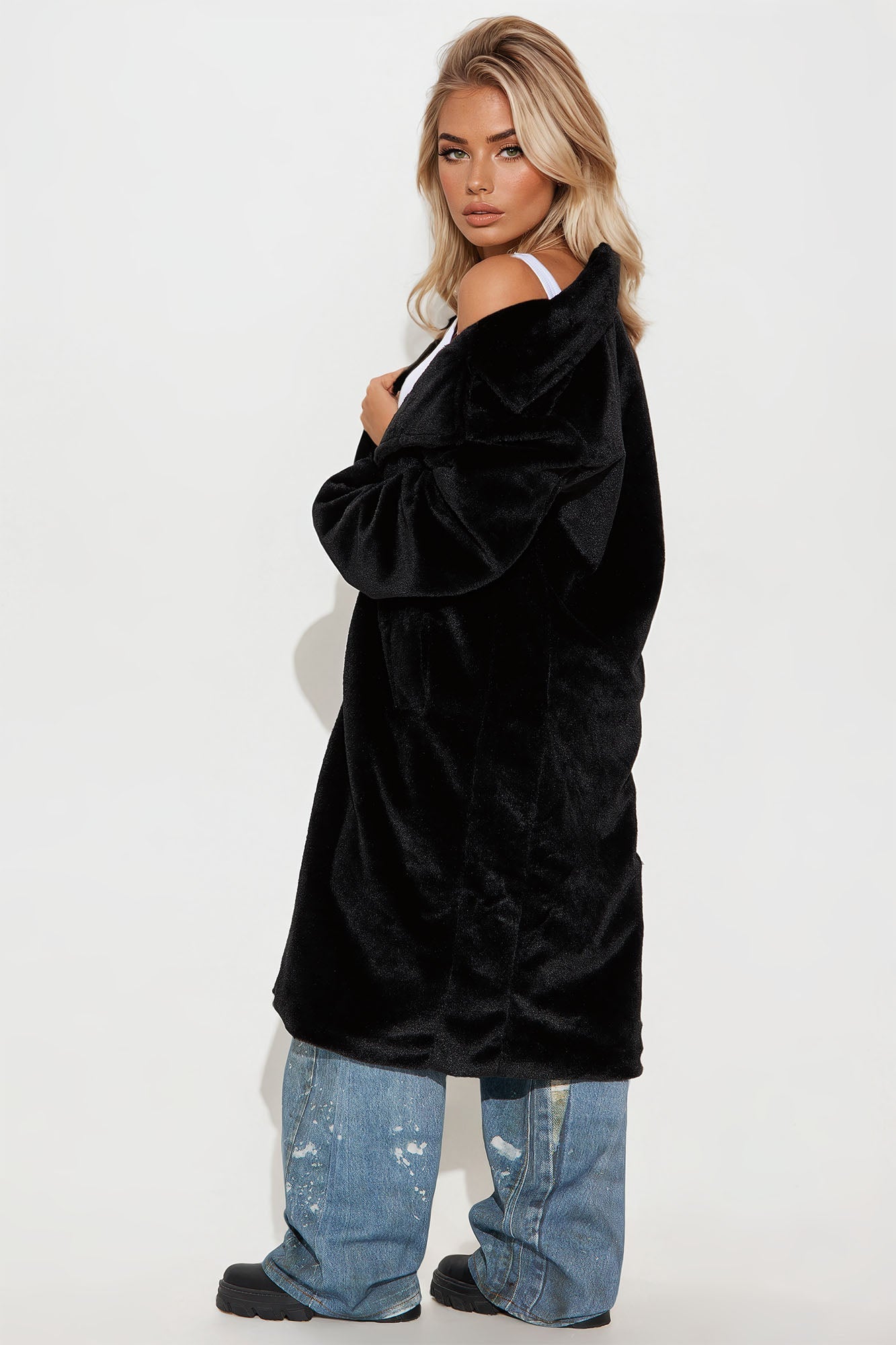 Luxe Fur Trench Coat