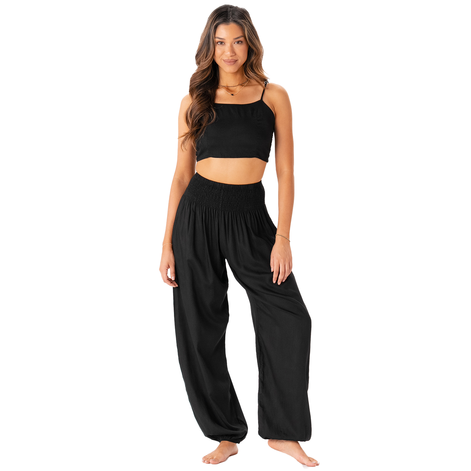 Luxe Top & Crop Top Set