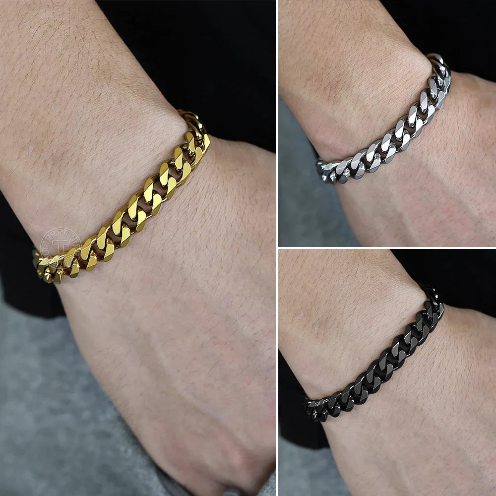 Mens Cuban Link Bracelets