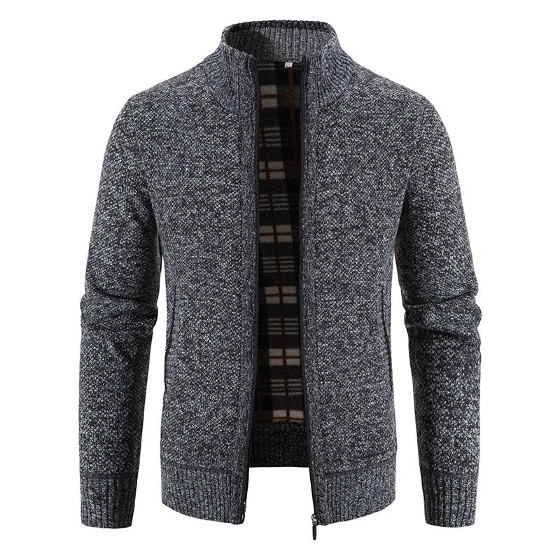 Men's Fleece Zipper Cardigan