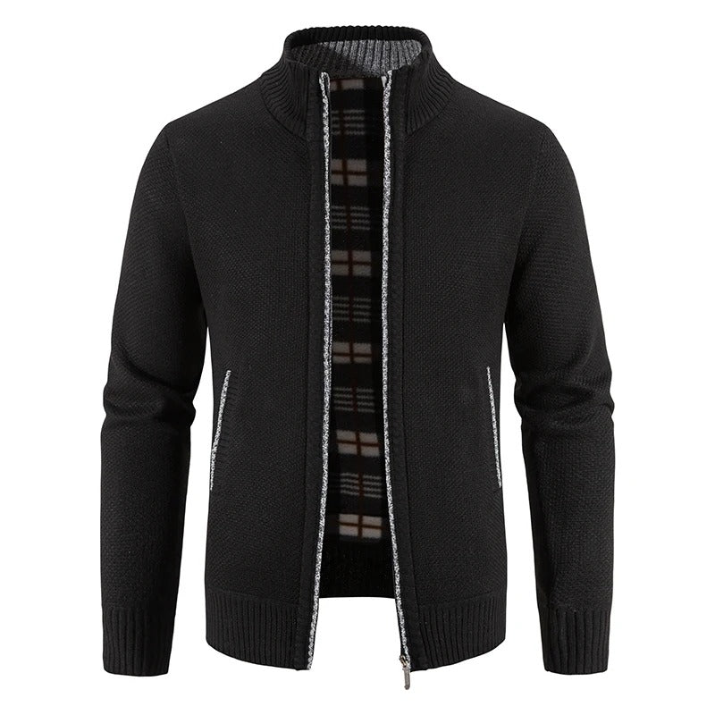 Men's Fleece Zipper Cardigan