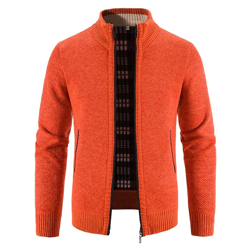 Men's Fleece Zipper Cardigan